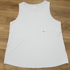 Old Navy slim fit light blue tank XXL NWT!!!